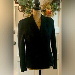 Women’s Armani Exchange blazer. Black size 8 soft material .